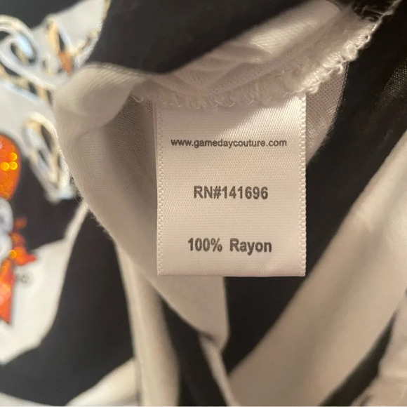 OSU Oklahoma State University Cowboys Womens Striped Game Day Tee-Size XS - Picture 6 of 6